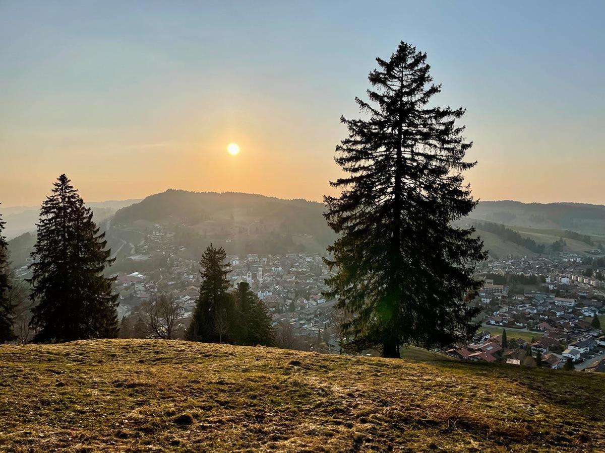 Ferienwohnung Heller Oberstaufen Dış mekan fotoğraf