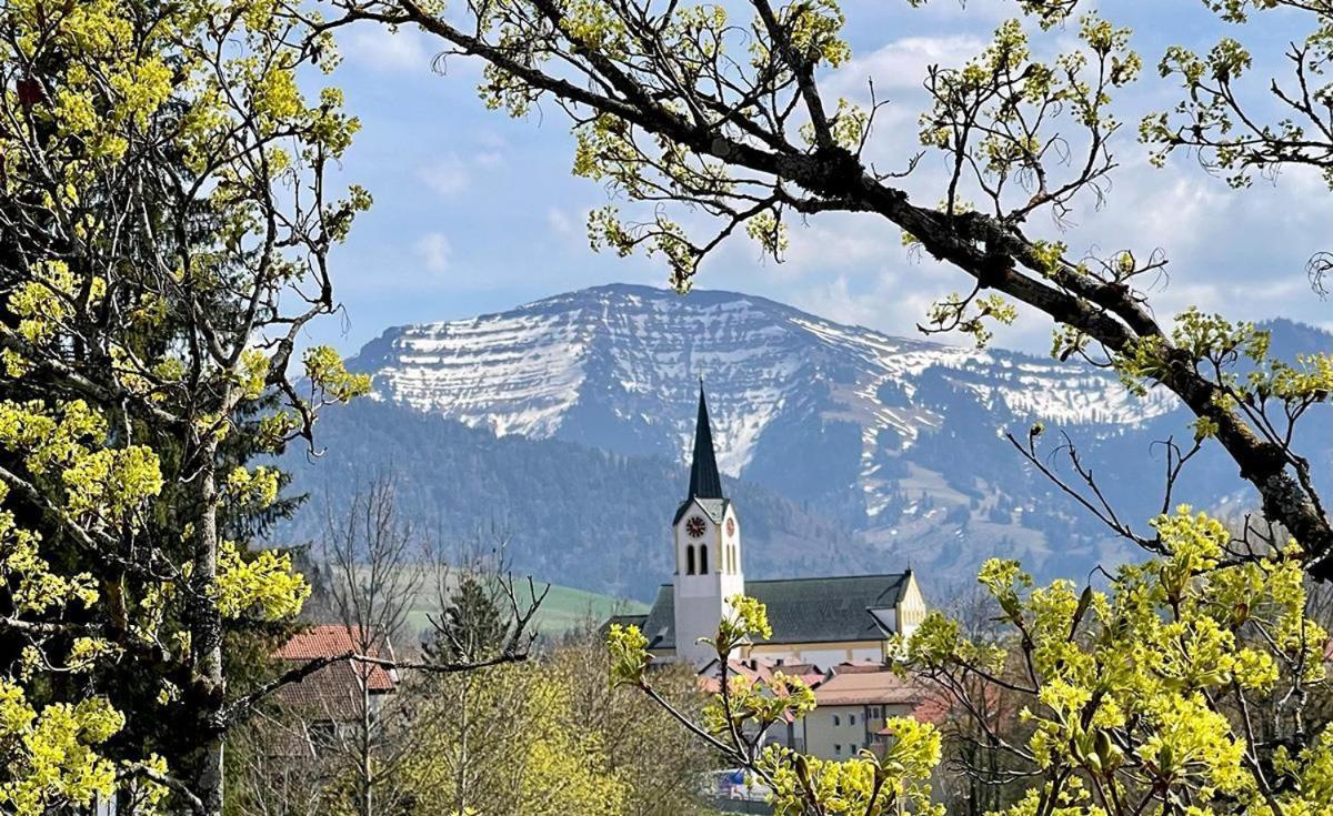 Ferienwohnung Heller Oberstaufen Dış mekan fotoğraf